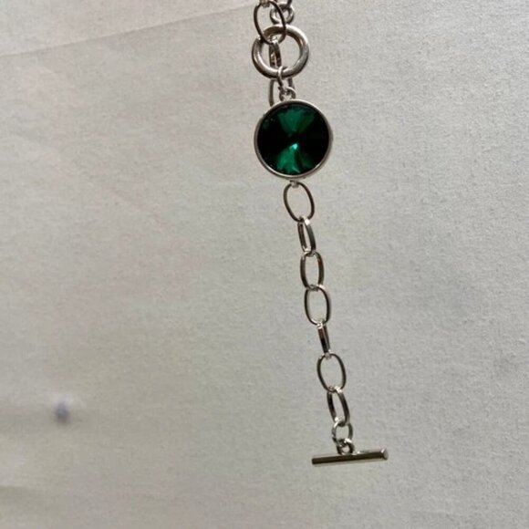 She Sparkles On Green Fashion Necklace & Earring Set Paparazzi Accessories NWT U - Picture 7 of 11